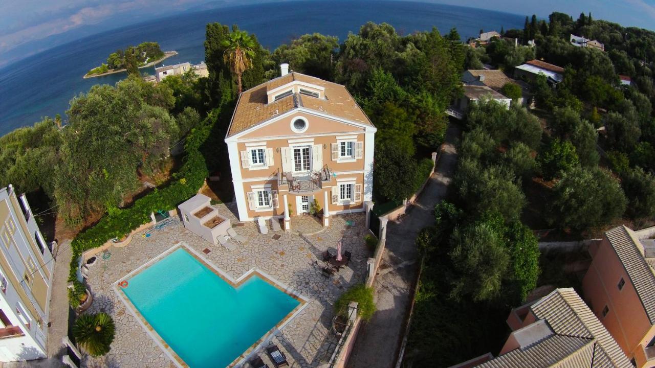 Durrell Corfu Strawberry-Pink Villa 帕拉马 外观 照片