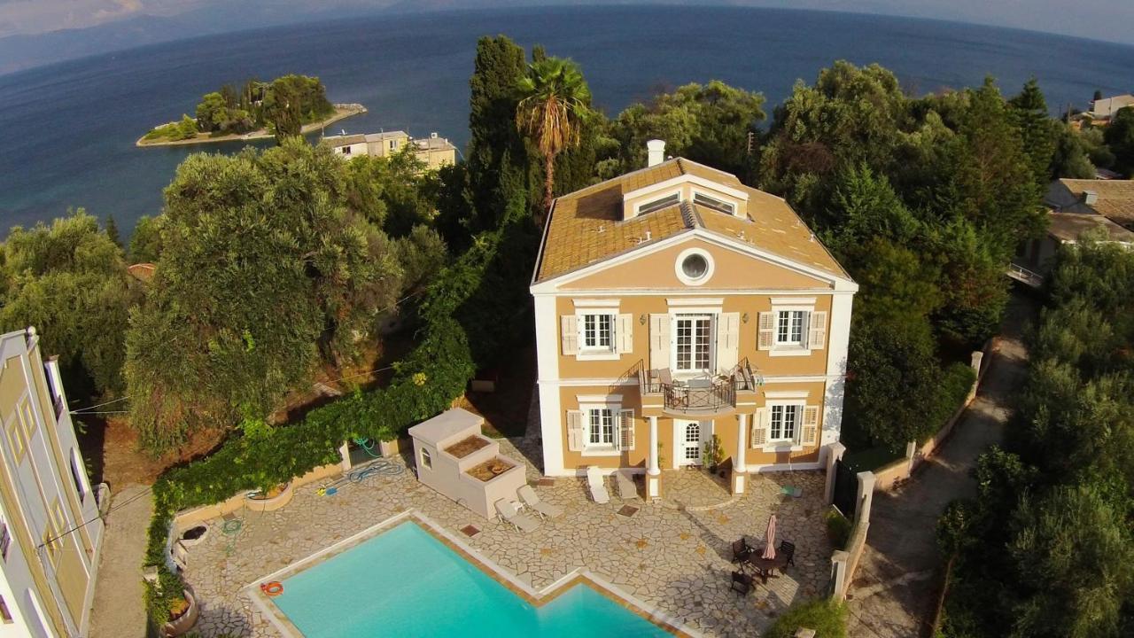 Durrell Corfu Strawberry-Pink Villa 帕拉马 外观 照片